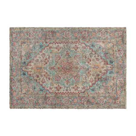 Flash Furniture Distressed Vintage Medallion Area Rug - 5' x 7' - Blue Multi Polyester RC-EG-202101-01-57-BL-GG